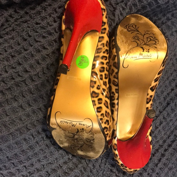 Anne Michelle Cheetah Heels - Picture 5 of 6